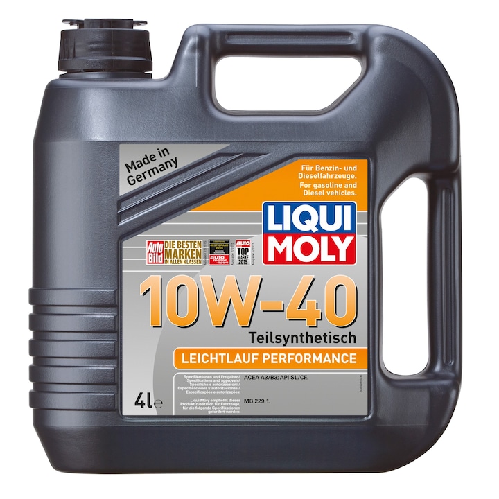 Моторно масло Liqui Moly Leichtlauf 10W-40, 4 л