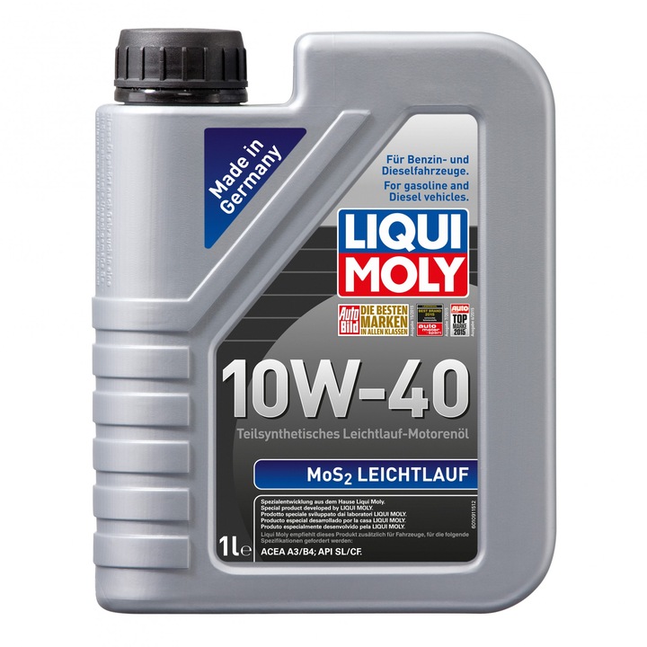 Моторно масло Liqui Moly Leichtlauf с MOS2 10W-40, 1 л