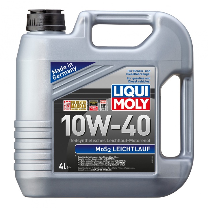 Моторно масло Liqui Moly Leichtlauf с MOS2 10W-40, 4 л