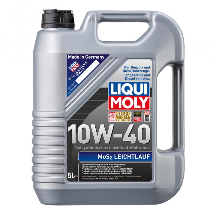 Моторно масло Liqui Moly Leichtlauf с MOS2 10W-40, 5 л