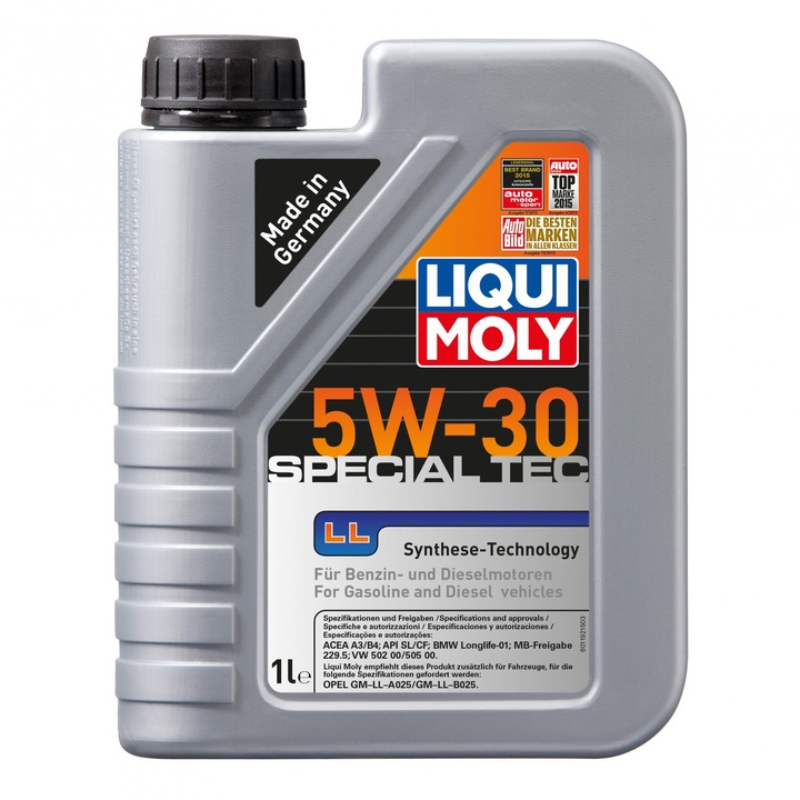 Моторно масло Liqui Moly Leichtlauf special LL 5W-30, 1 л