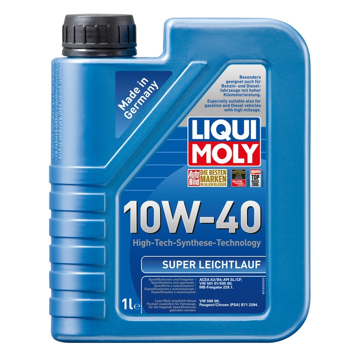 Моторно масло Liqui Moly Super-Leichtlauf 10W-40, 1 л