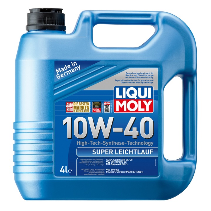 Моторно масло Liqui Moly Super-Leichtlauf 10W-40, 4 л