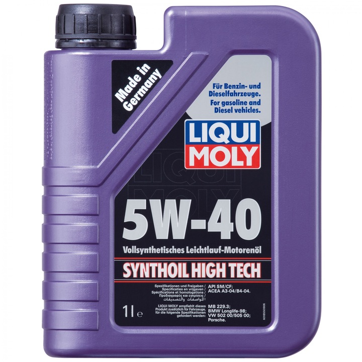 Моторно масло Liqui Moly Synthoil High Tech 5W-40, 1 л