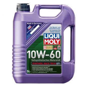 Ulei de motor Liqui Moly Synthoil Racetech GT1 10W-60 HD, 5L Ulei de motor Liqui Moly Synthoil Racetech GT1 10W-60 HD, 5L