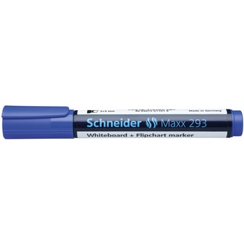 Marker pentru tabla Schneider 293, 2-5 mm, Albastru Marker pentru tabla Schneider 293, 2-5 mm, Albastru
