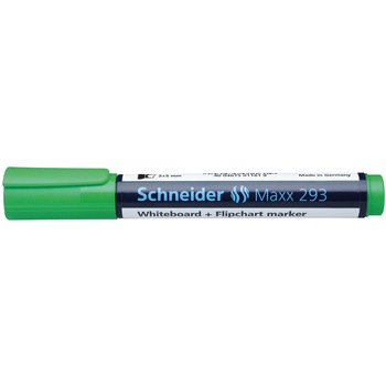 Marker pentru tabla Schneider 293, 2-5 mm, Verde Marker pentru tabla Schneider 293, 2-5 mm, Verde