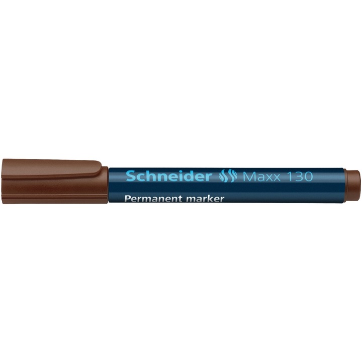 Маркер Schneider 130, Перманентен, 1-3 мм, Кафяв