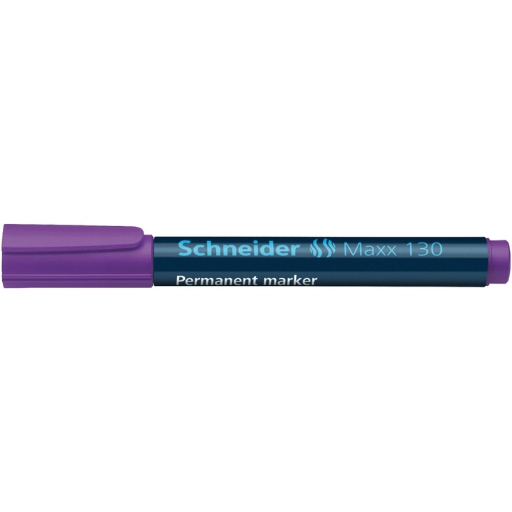 Маркер Schneider 130, Перманентен, 1-3 мм, Лилав