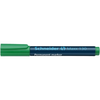 Marker permanent Schneider 130, varf rotund, 1-3 mm, Verde