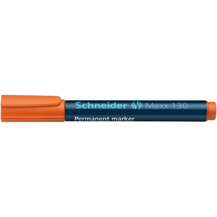 Маркер Schneider 130, Перманентен, 1-3 мм, Оранжев