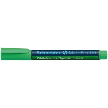 Marker Schneider Maxx Eco 110, pentru whiteboard/flipchart, Verde Marker Schneider Maxx Eco 110, pentru whiteboard/flipchart, Verde