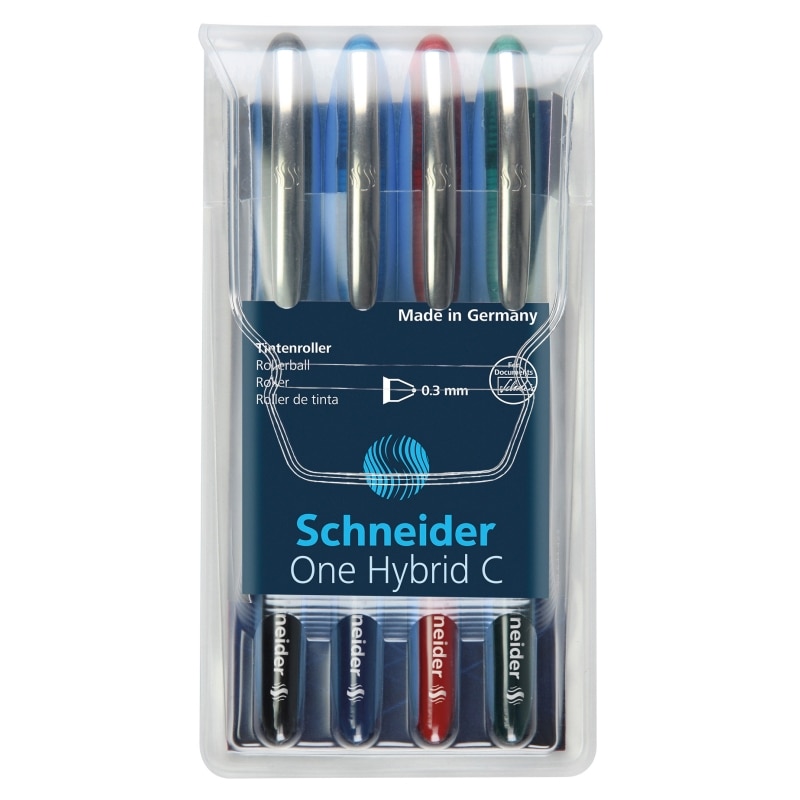 Roller Schneider One Hybrid C, 0.3 mm, 4/portofel