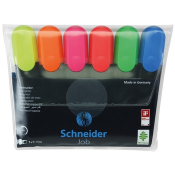 Textmarker Schneider Job, 6 buc Textmarker Schneider Job, 6 buc