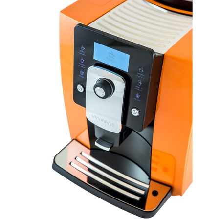 Espressor automat Oursson AM6244/OR, 1400 W, 19 Bar, Rasnita ceramica, Portocaliu