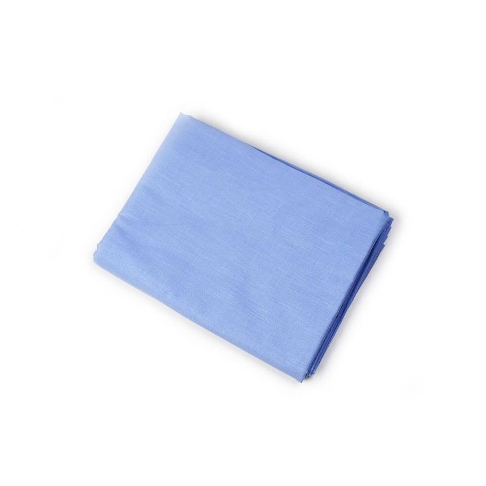 Cearceaf bumbac, albastru, 160x210