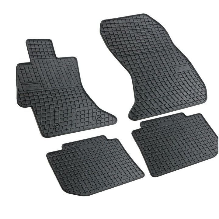 Set covorase auto BestAutoVest din cauciuc Subaru XV 2013- presuri negre 4 buc.