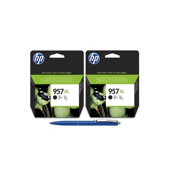 Pachet MAG4U Cartuse Cerneala Originale 2 bucati L0R40AE (957XL) Black si Pix Schneider. Pachet MAG4U Cartuse Cerneala Originale 2 bucati L0R40AE (957XL) Black si Pix Schneider.