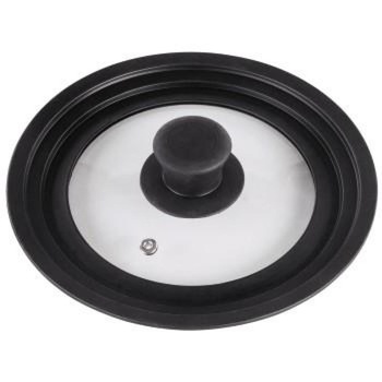 Capac pentru vase de gatit Xavax cu orificiu de abur, intre 16 si 20 cm , Negru/Transparent Capac pentru vase de gatit Xavax cu orificiu de abur, intre 16 si 20 cm , Negru/Transparent