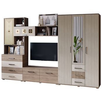 Set Living, BELLA 2, 320x47x212cm, Frasin Set Living, BELLA 2, 320x47x212cm, Frasin