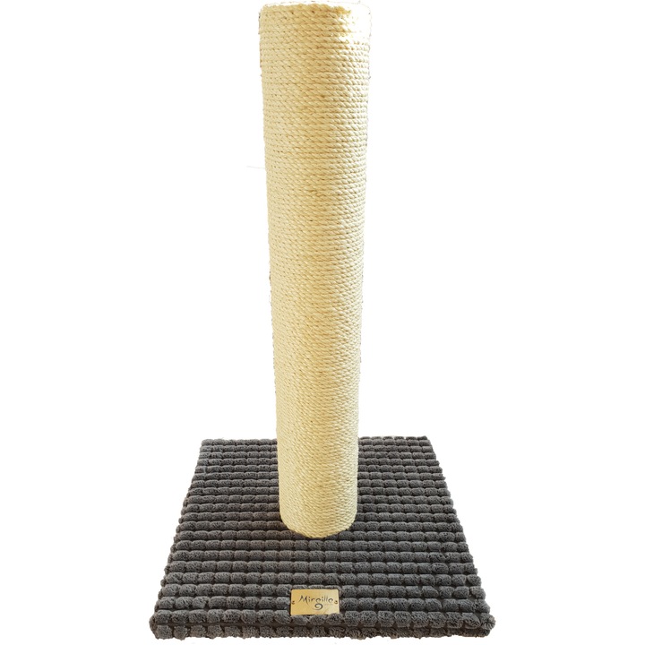 Stalp cu sisal natural, Mireille Design, 45 X 45 X 75, Gri
