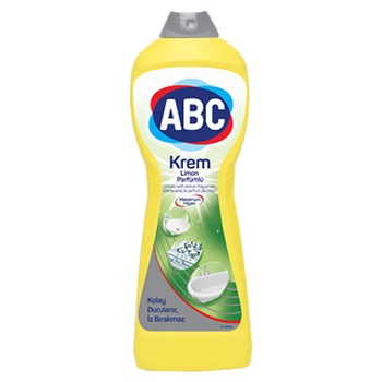 Crema abraziva de curatat lemon ABC 750 ml Crema abraziva de curatat lemon ABC 750 ml