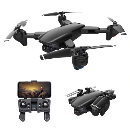 Drona SLX SG701S 4K 5G GPS, brate pliabile, wifi, buton de intoarcere la punctul de plecare, camera 4K cu transmisie live pe telefon, capacitate baterie: 7.4V 1300 mAh, autonomie zbor ~ 16 de minute - eMAG.ro