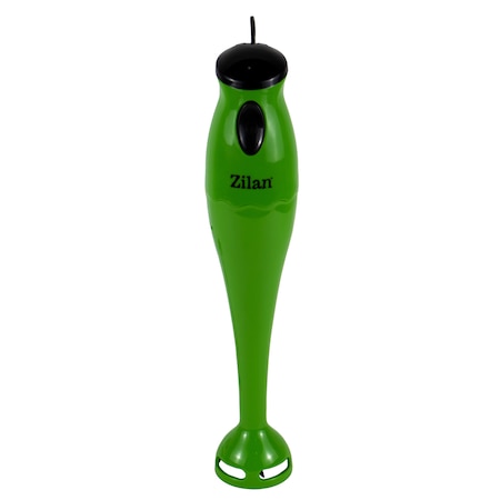 Blender vertical Zilan, carlig de agatare, cutit otel inoxidabil, 170W, Verde / ZLN 7726