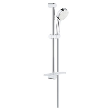 Coloana de dus Grohe Tempesta Cosmopolitan 100 26083002, 100 mm, 1 functie, bara 600 mm, furtun 1.75 m, tavita, Crom Coloana de dus Grohe Tempesta Cosmopolitan 100 26083002, 100 mm, 1 functie, bara 600 mm, furtun 1.75 m, tavita, Crom