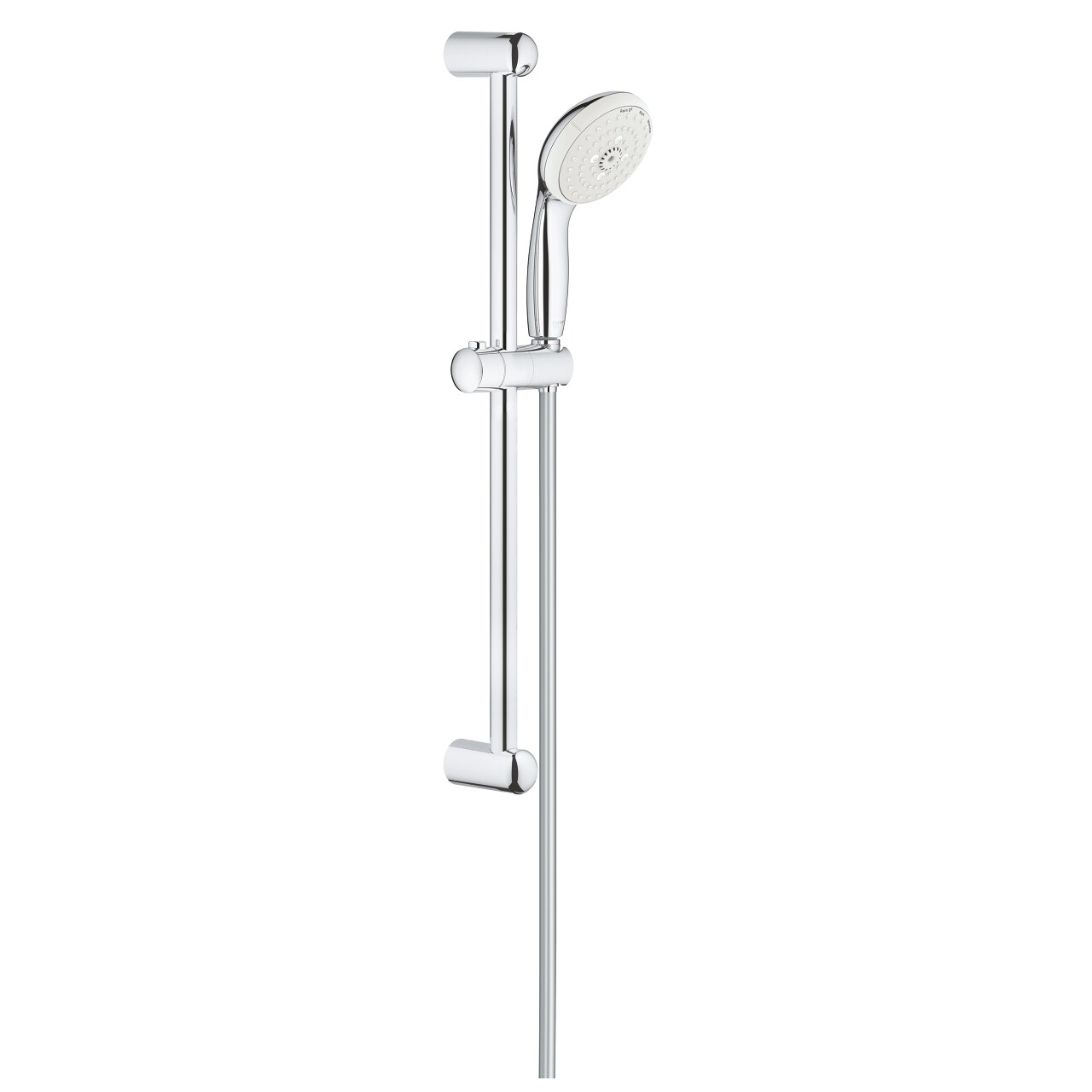 Coloana de dus Grohe Tempesta 27794001, 100 mm, 3 functii, bara 600 mm, furtun 1.75 m, Crom