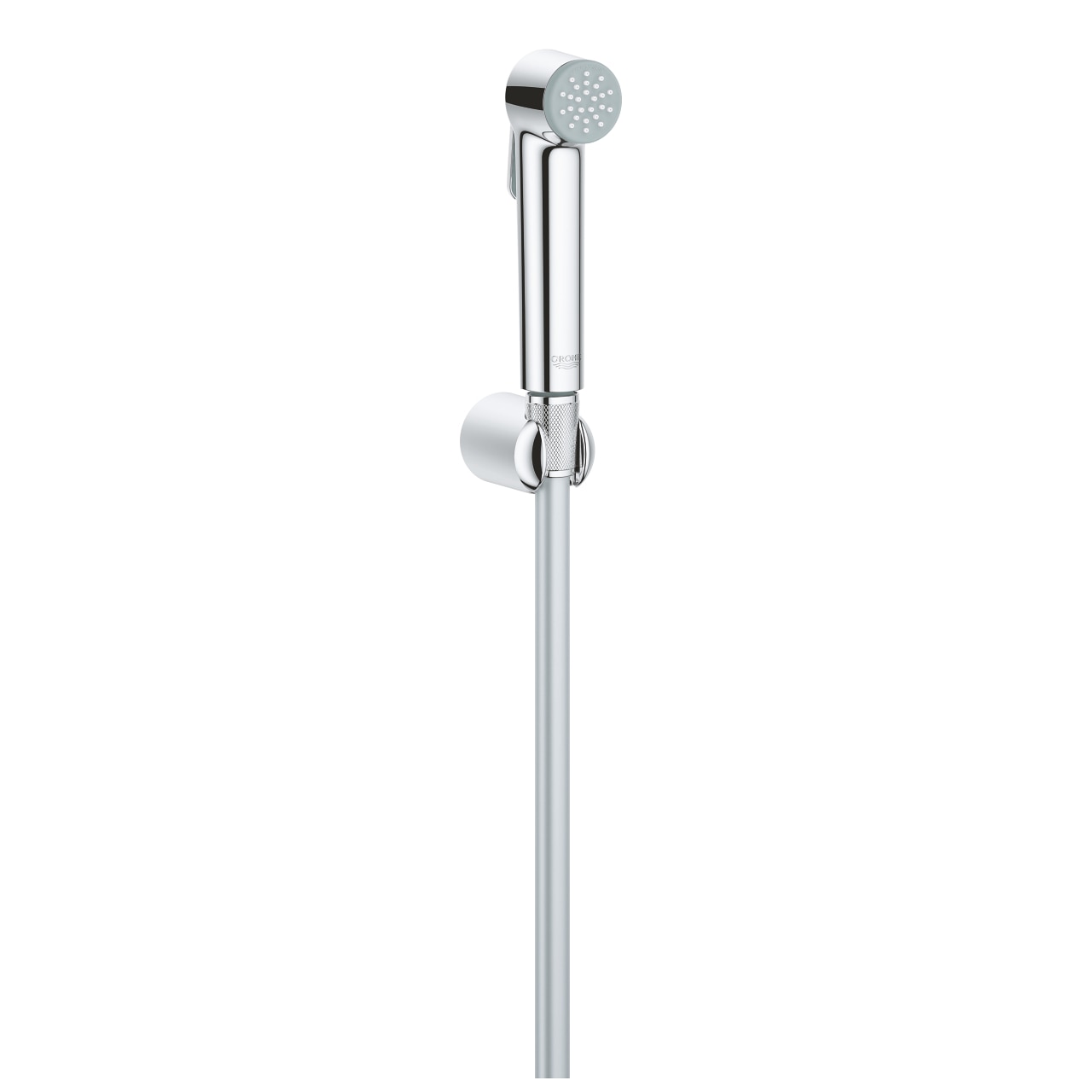 Set dus igienic Grohe Tempesta-F Trigger 26353000, suport, furtun 1.5 m, anti-calcar, crom