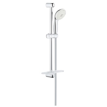 Coloana de dus Grohe Tempesta 100 28593002, 1/2'', universala, 4 pulverizari, etajera, 600 mm, furtun, Crom Coloana de dus Grohe Tempesta 100 28593002, 1/2'', universala, 4 pulverizari, etajera, 600 mm, furtun, Crom