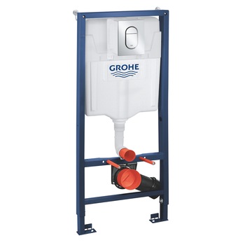 Set 3 in 1 rezervor WC Grohe Rapid SL 39504000, placa actionare, cadru, compatibil placi actionare S, ajustabil, Otel Set 3 in 1 rezervor WC Grohe Rapid SL 39504000, placa actionare, cadru, compatibil placi actionare S, ajustabil, Otel