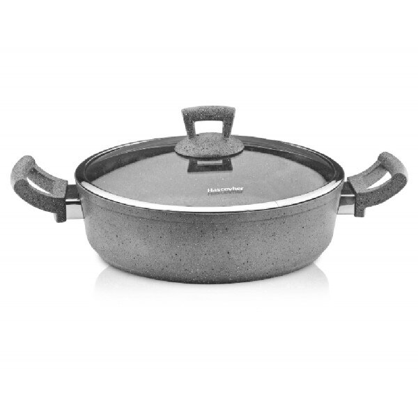 Hascevher Granite Gri fazék 26x7,5cm 3,9l eMAG.hu