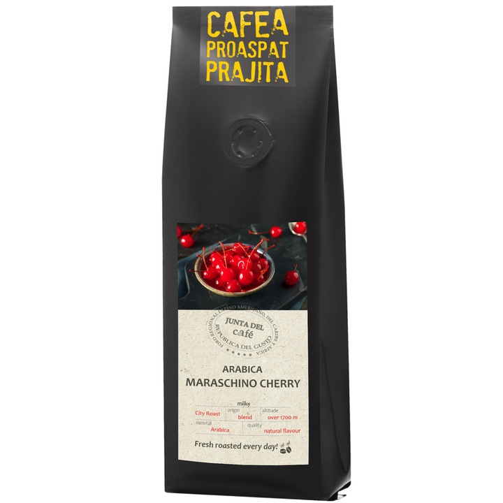 Кафе JUNTA DEL CAFÉ, 250 гр, Мараскино череша, 100% арабика, Зърна