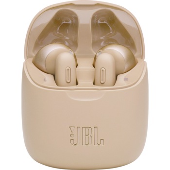 Casti Audio In Ear JBL Tune 225, True Wireless, Bluetooth, Autonomie 25 ore, Auriu Casti Audio In Ear JBL Tune 225, True Wireless, Bluetooth, Autonomie 25 ore, Auriu