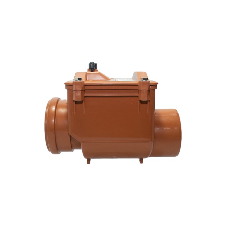 Clapeta din Pvc Antiretur Dm 110 cu inchidere pentru canalizare