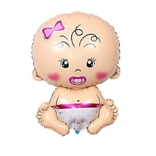 Balon din folie pentru petrecere Bebe fetita, 70 cm - Krista®