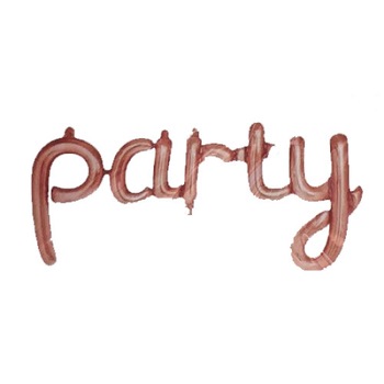 Balon din folie pentru petrecere Party, auriu rose, 100 x 40 cm - Krista® Balon din folie pentru petrecere Party, auriu rose, 100 x 40 cm - Krista®