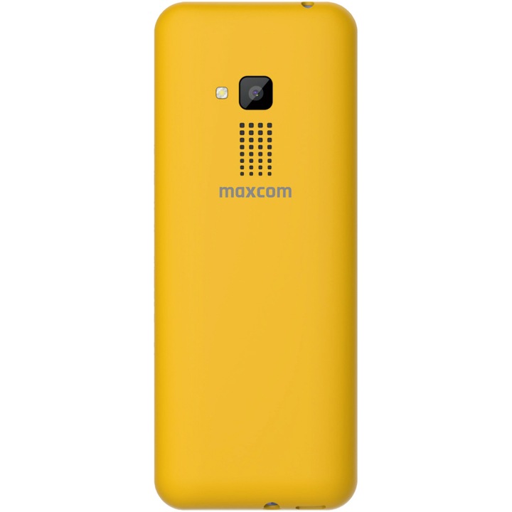 Мобилен телефон MaxCom MM139, Yellow