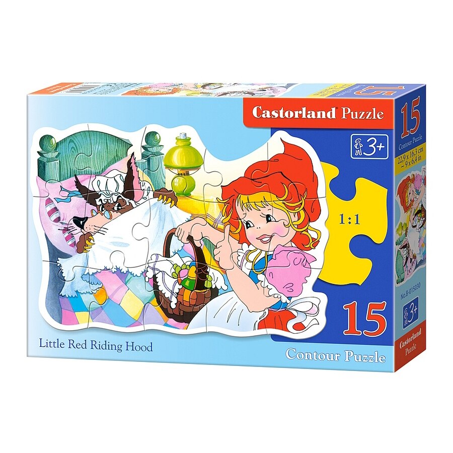 Puzzle Castorland, Scufita Rosie, 15 piese