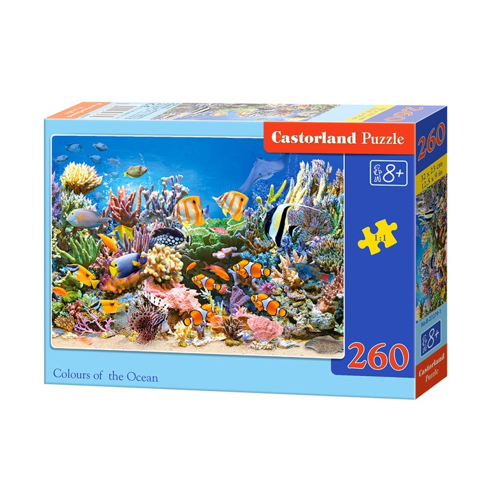 Puzzle Castorland, Culorile oceanului, 260 piese