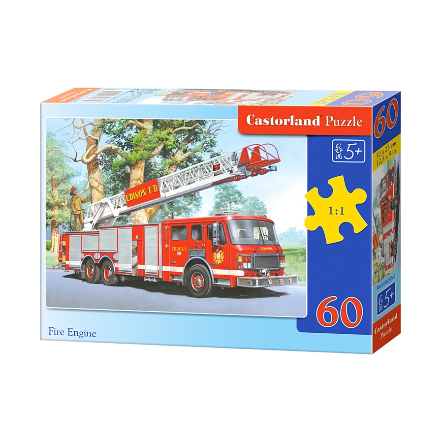 Puzzle Castorland, Fire Engine, 60 piese