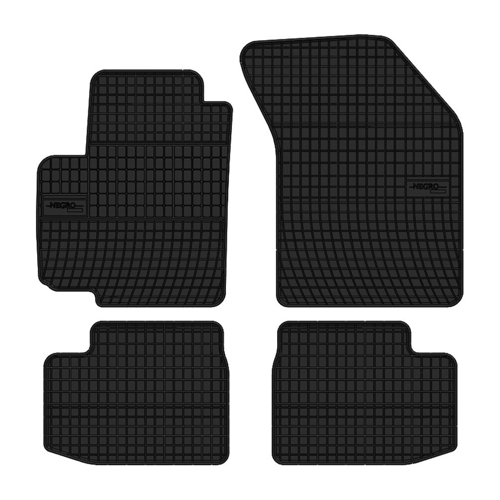 Set covorase auto BestAutoVest din cauciuc Fiat Sedici Suzuki Swift 2005- SX4 2006-2013 presuri negre 4 buc.