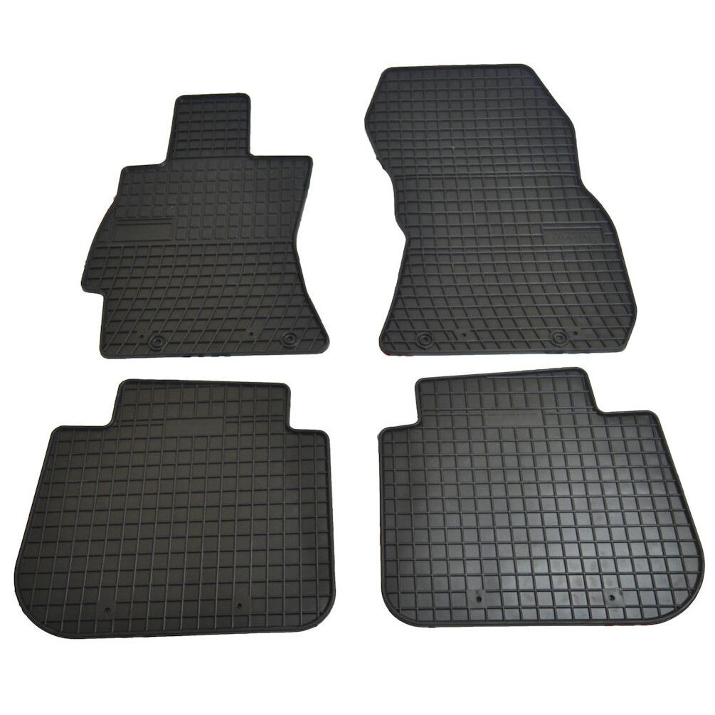 Set covorase auto BestAutoVest din cauciuc Subaru Forester 4 2013- Legacy 5 2009- Outback 2009- presuri culoare Negru 4 buc.