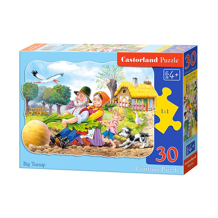 Пъзел Castorland, Дядо вади ряпа, 30 части