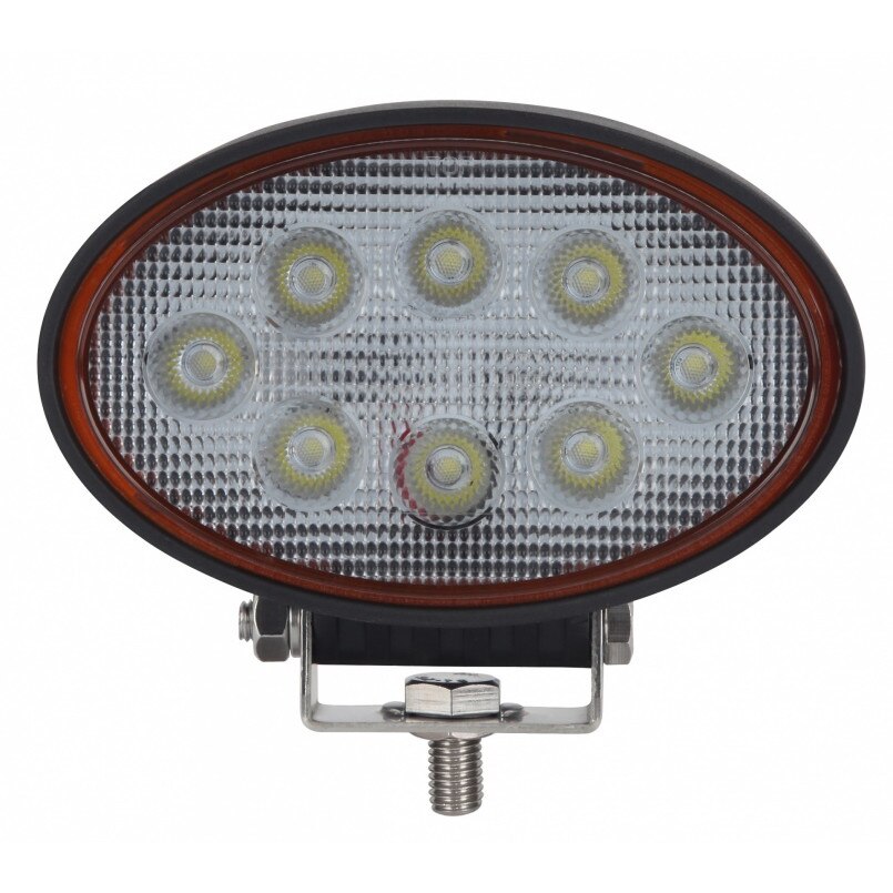 LED Proiectoar Flexzon, 14 Cm, 24W, 12V-24V, Flood, 8 Leduri, pentru ATV, Jeep , Motor, Barca, Tractor