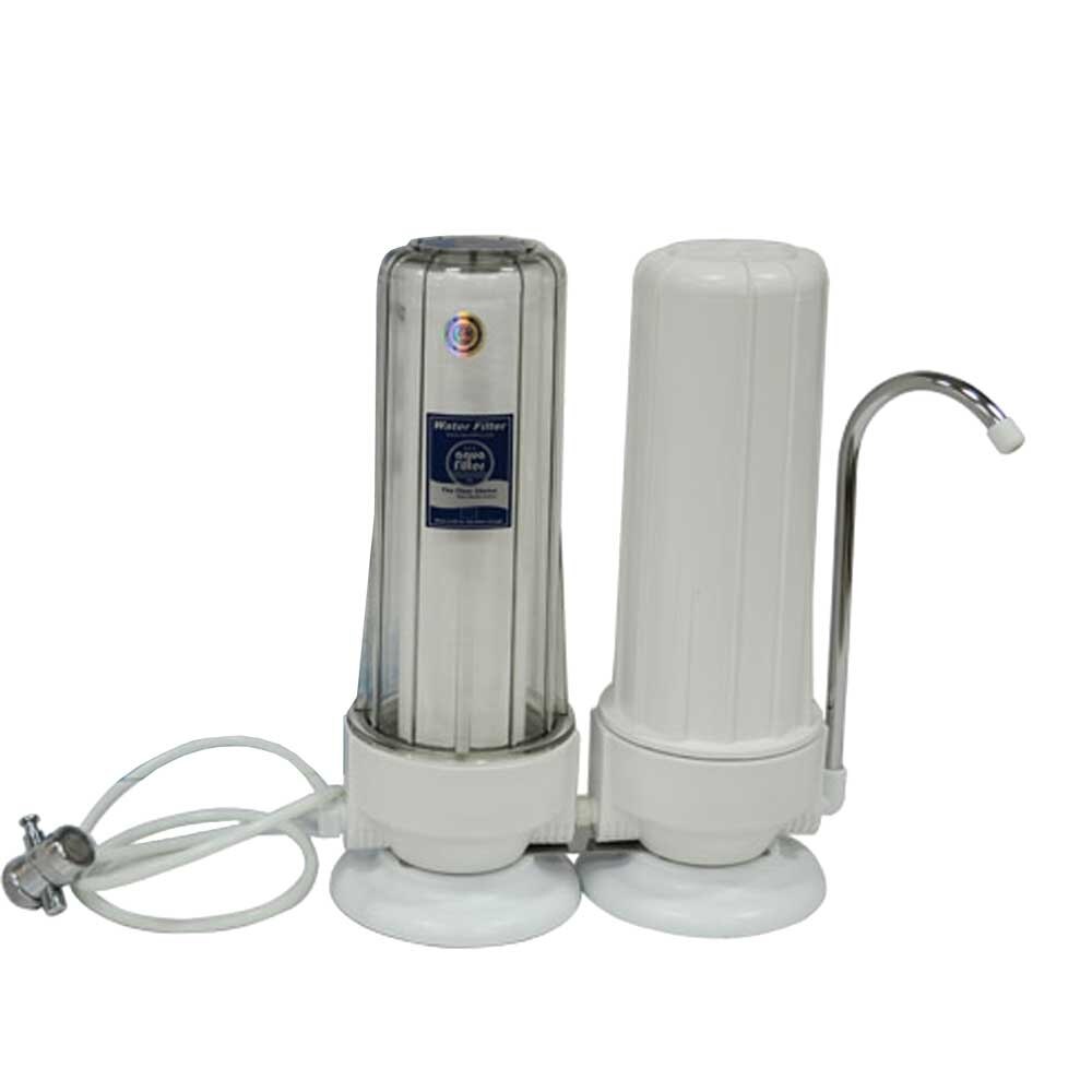 Sistem de microfiltrare, FILTRO MF2 TOP, amplasare pe blatul de bucatarie, 2 carcase