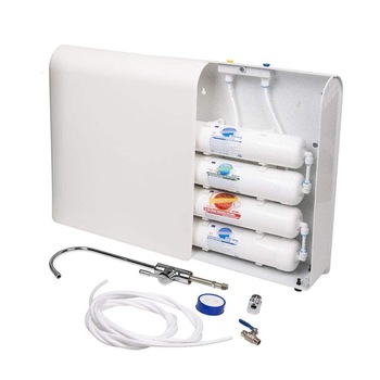 Sistem de microfiltrare, FILTRO MF4 WHITE, 4 stadii, 1 micron, carbune activat Sistem de microfiltrare, FILTRO MF4 WHITE, 4 stadii, 1 micron, carbune activat