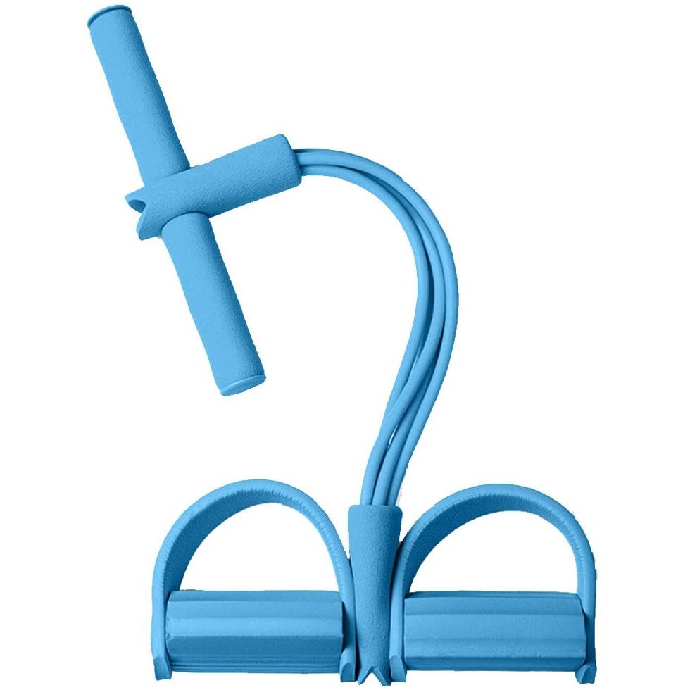 Extensor multifunctional cu suport pentru picioare, Spuma, Latex, 45 x 25 cm, Albastru